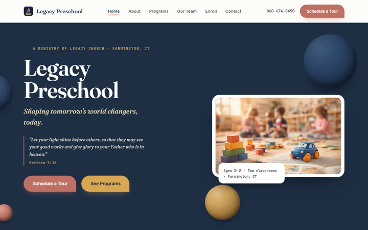 Legacy Preschool build